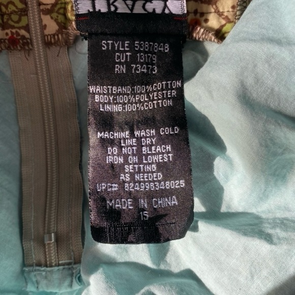 Tracy Evans Limited Vintage Patchwork Mixed Media Mini Skirt Size: 15 - Picture 5 of 9